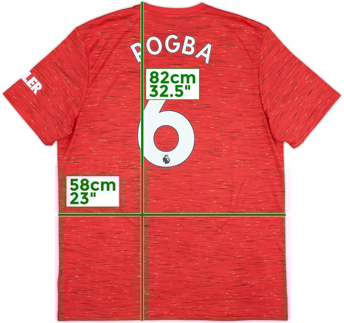 2020-21 Manchester United Home Shirt Pogba #6 - 10/10 - (XL)