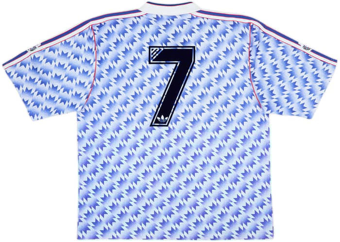 1990-92 Manchester United Away Shirt #7 - 6/10 - (L/XL)