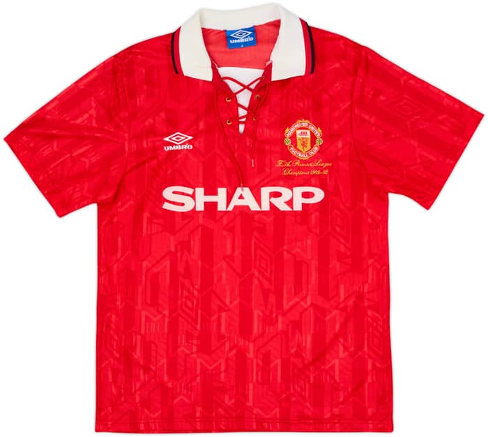 1992-94 Manchester United Camiseta Local Cantona #7 - 8/10 - (M)