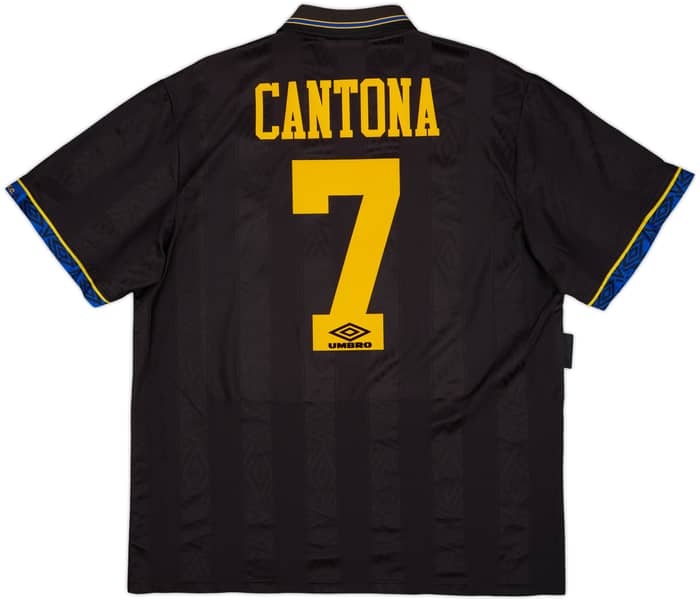 1993-95 Manchester United Camiseta Visitante Cantona #7 - 8/10 - (XL)