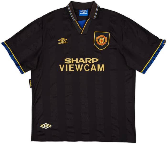1993-95 Manchester United Camiseta Visitante Cantona #7 - 8/10 - (XL)