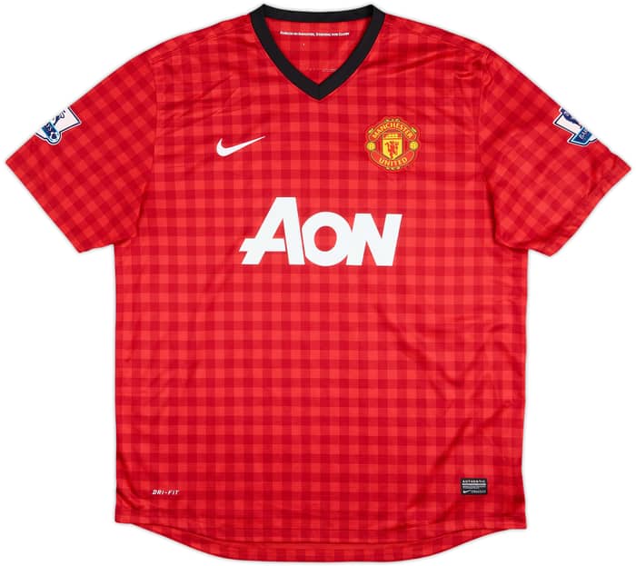 2012-13 Manchester United Home Shirt Rooney #10 - 8/10 - (XL)