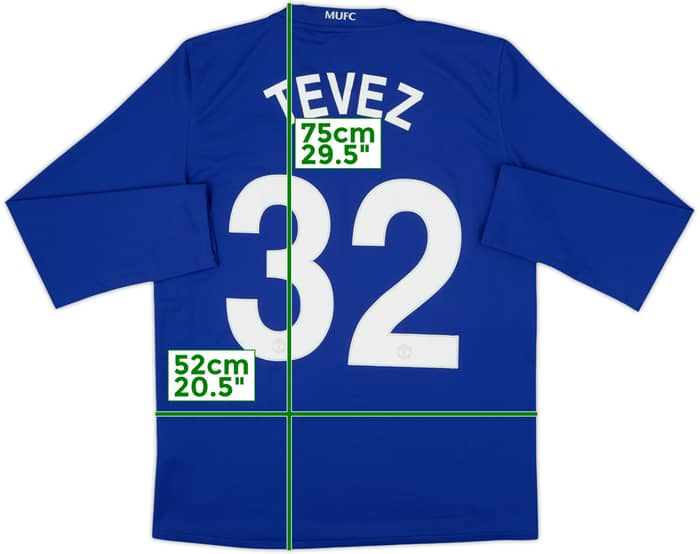 2008-09 Manchester United Third Shirt Tevez #32 - 8/10 - (M)