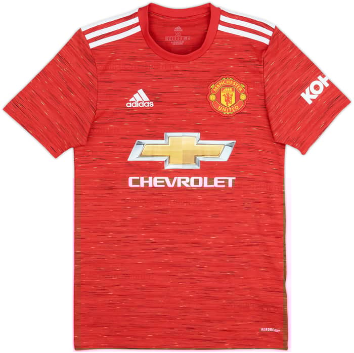 2020-21 Manchester United Home Shirt Fernandes #18 - 6/10 - (XS)