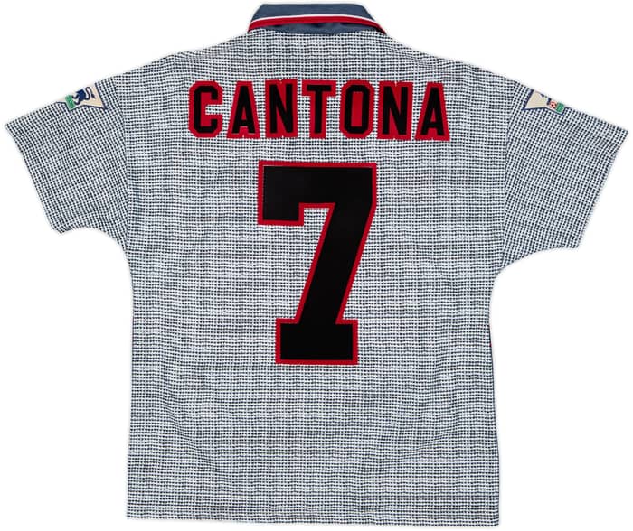 1995-96 Manchester United Away Shirt Cantona #7 - 8/10 - (Y)