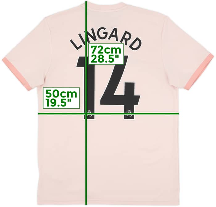 2018-19 Manchester United Away Shirt Lingard #14 - 8/10 - (M)