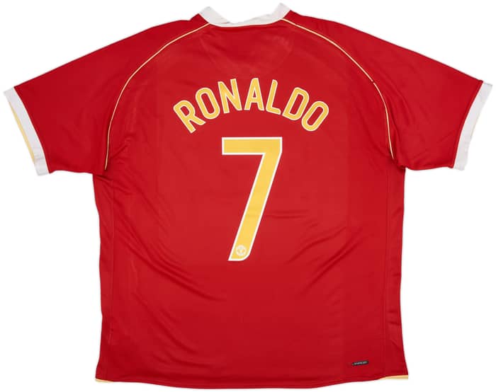 2006-07 Manchester United Home Shirt Ronaldo #7 - 7/10 - (XXL)