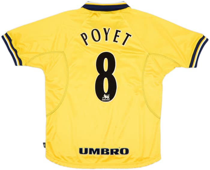 Camiseta de la tercera equipación del Chelsea 1998-00 Poyet #8 - 8/10 - (Y)