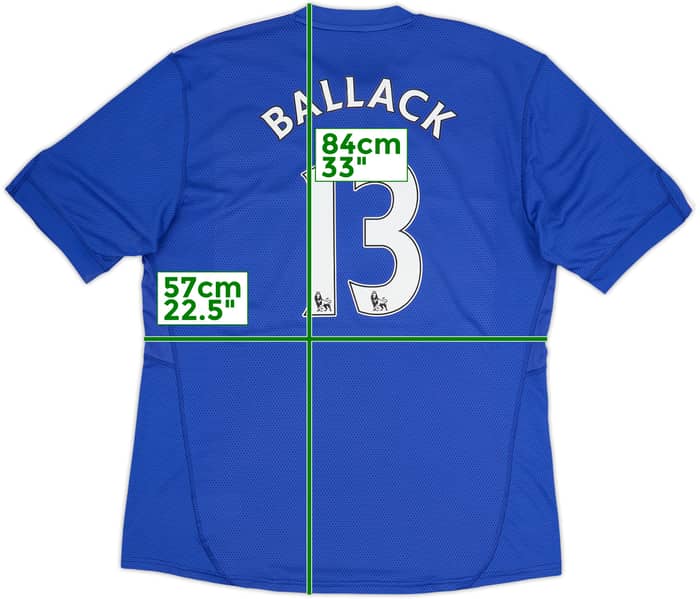 2009-10 Chelsea Camiseta Local Ballack #13 - 8/10 - (XL)