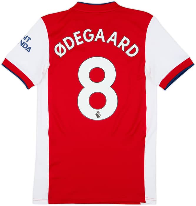 2021-22 Arsenal Home Shirt Odegaard #8 - 6/10 - (XS)