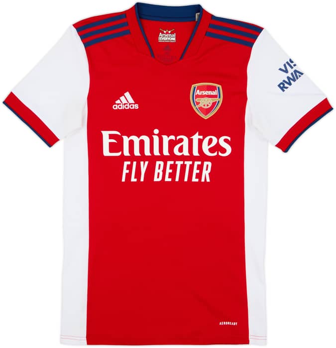 2021-22 Arsenal Home Shirt Odegaard #8 - 6/10 - (XS)