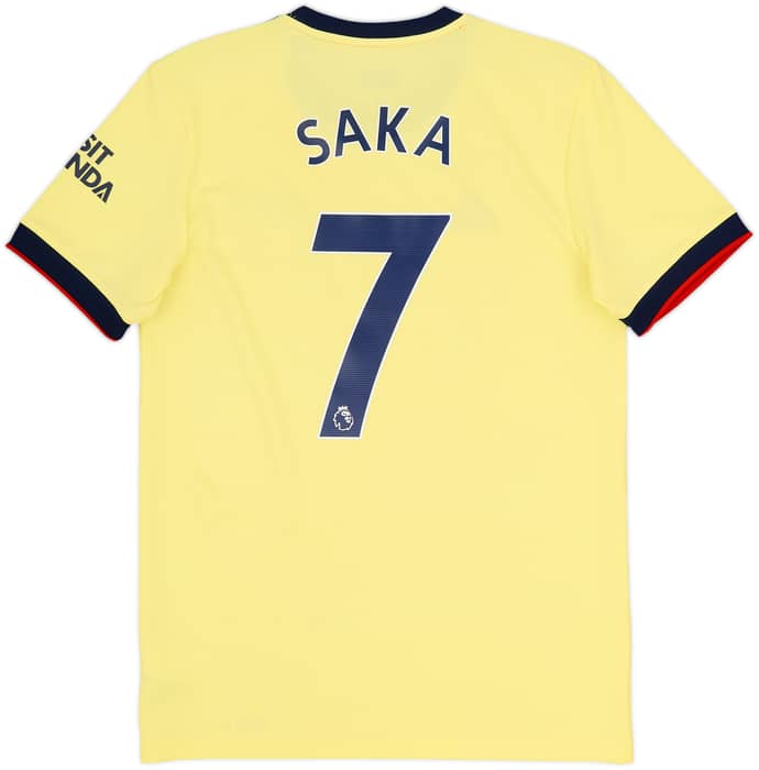 2021-22 Arsenal Away Shirt Saka #7 - 9/10 - (M)
