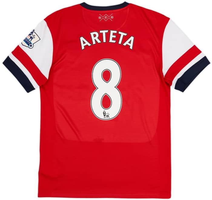 2012-14 Arsenal Camiseta de local Arteta #8 - 8/10 - (M)
