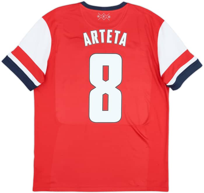 2012-14 Arsenal Home Shirt Arteta #8 - 8/10 - (L)