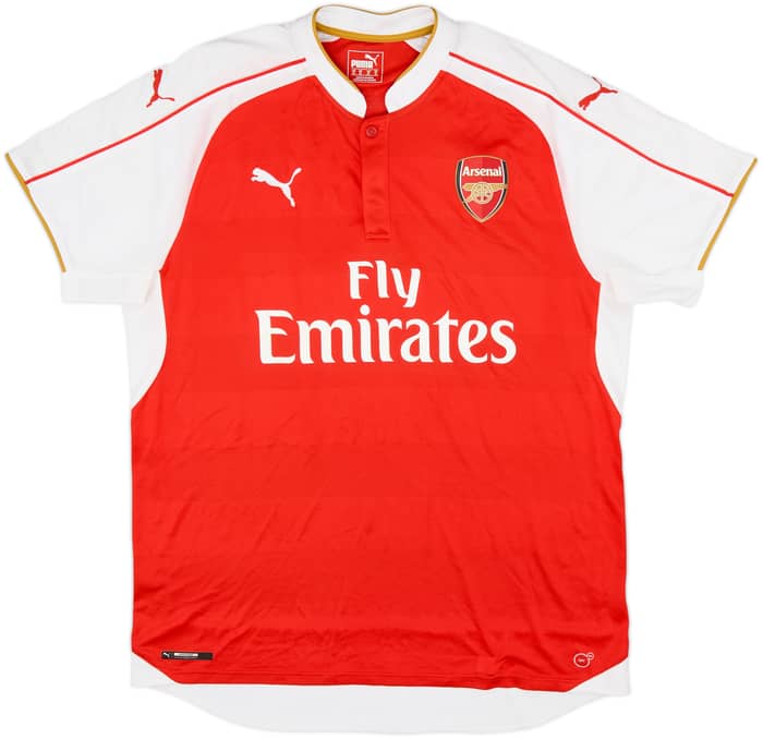 2015-16 Arsenal Home Shirt Arteta #8 - 8/10 - (XL)