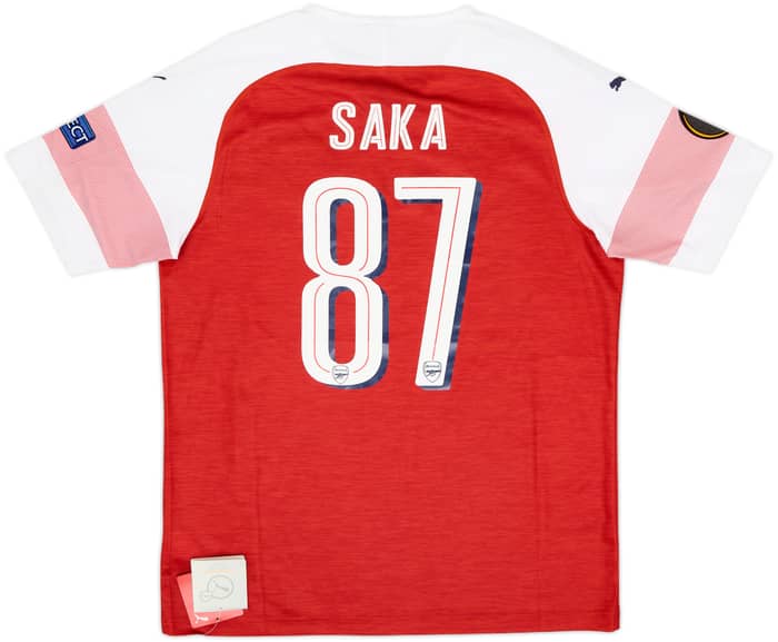 2018-19 Arsenal Home Shirt Saka #87 (L)