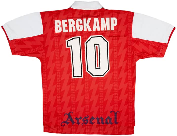 1994-96 Arsenal Home Shirt Bergkamp #10 - 8/10 - (XL)
