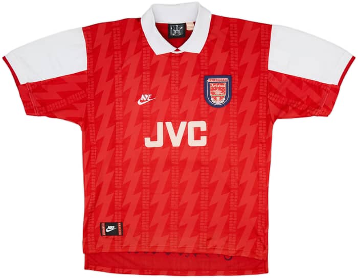 1994-96 Arsenal Home Shirt Bergkamp #10 - 8/10 - (XL)