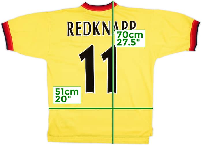 1997-99 Liverpool Camiseta Visitante Redknapp #11 - 9/10 - (L)