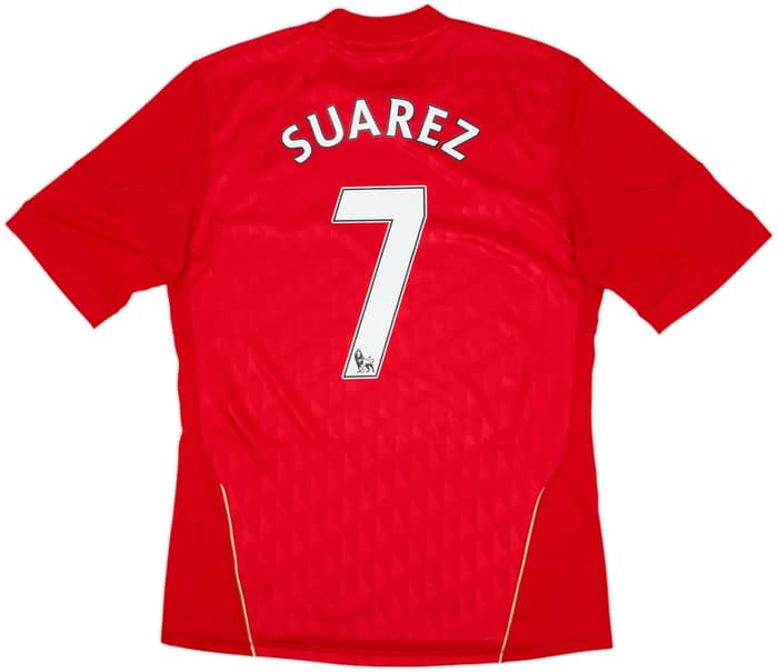 2010-12 Liverpool Home Shirt Suarez #7 - 6/10 - (M)