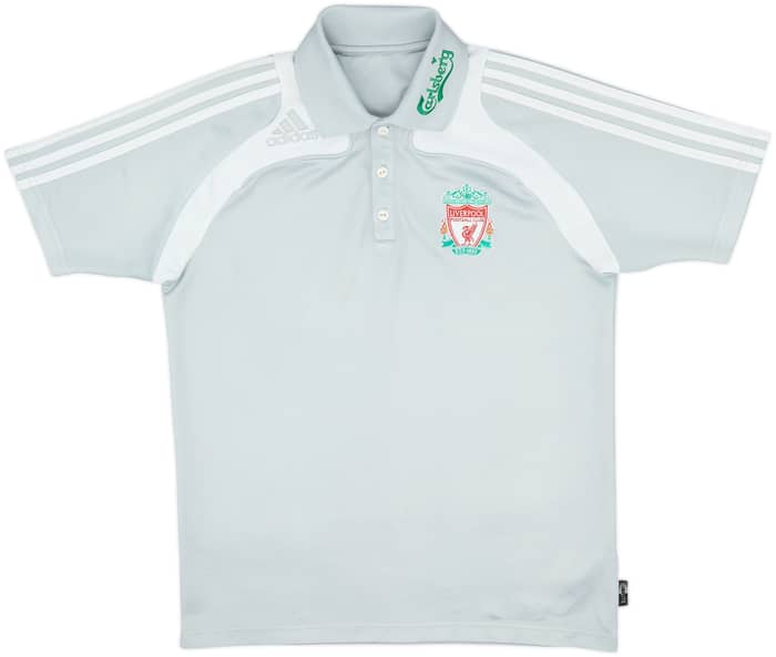 2008-09 Liverpool adidas Polo Shirt - 6/10 - (M)