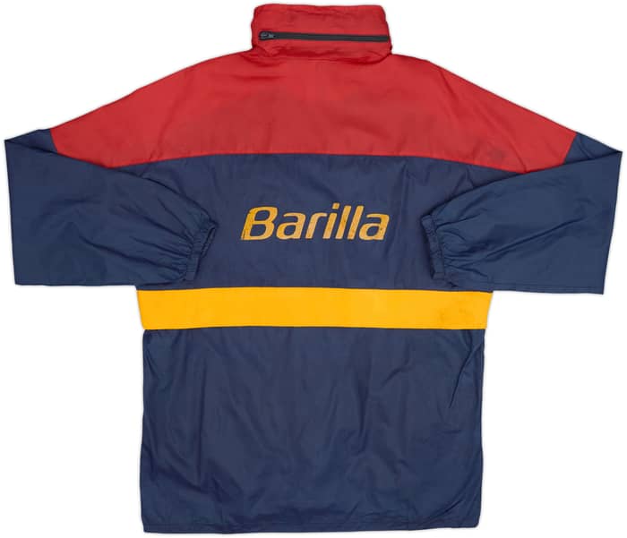 1992-93 Roma adidas Chaqueta impermeable con capucha - 7/10 - (L)