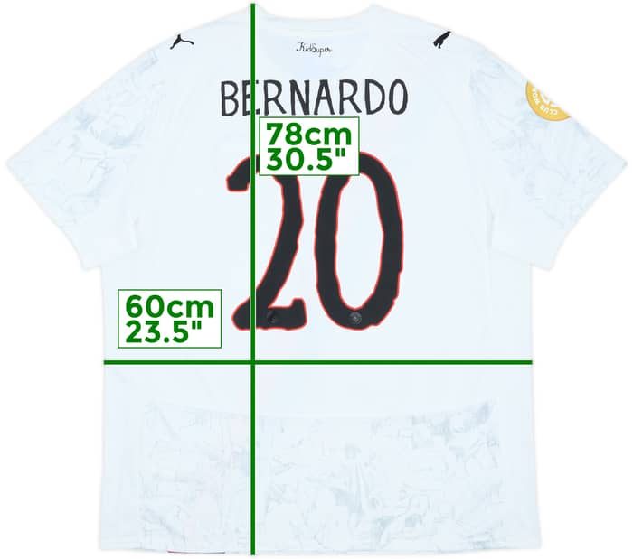 Camiseta de local KidSuper CWC del Manchester City 2025 Bernardo #20 (XL)