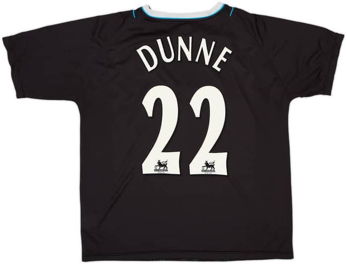 2006-07 Manchester City Away Shirt Dunne #22 - 7/10 - (XL)