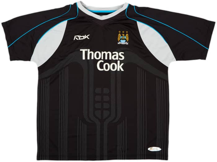 2006-07 Manchester City Away Shirt Dunne #22 - 7/10 - (XL)