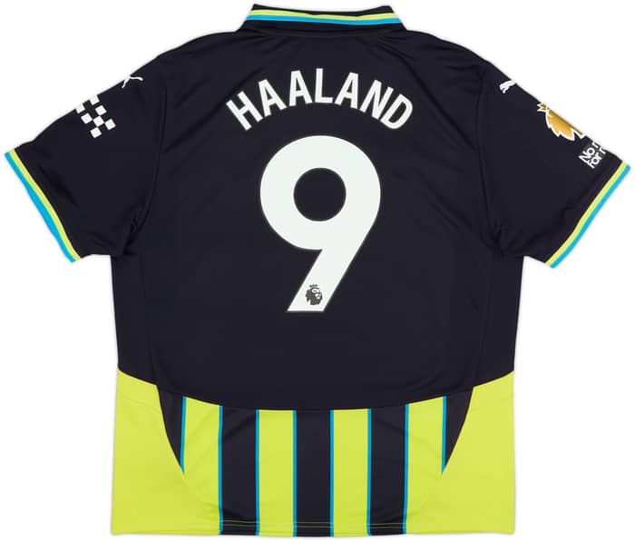2024-25 Manchester City Away Shirt Haaland #9 - 10/10 - (XL)
