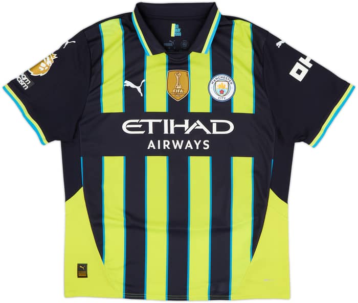 2024-25 Manchester City Away Shirt Haaland #9 - 10/10 - (XL)