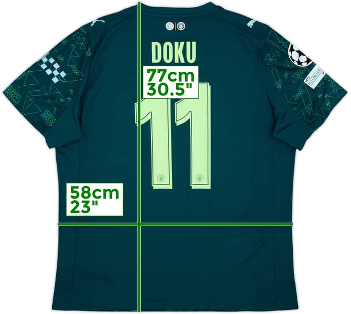Camiseta de la cuarta equipación del Manchester City 2025-26 Doku #11 (XL)