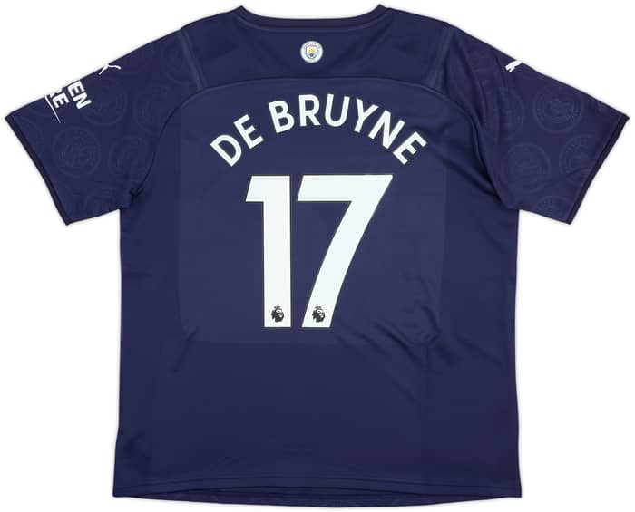 2021-22 Manchester City Third Shirt De Bruyne #17 - 10/10 - (XL)