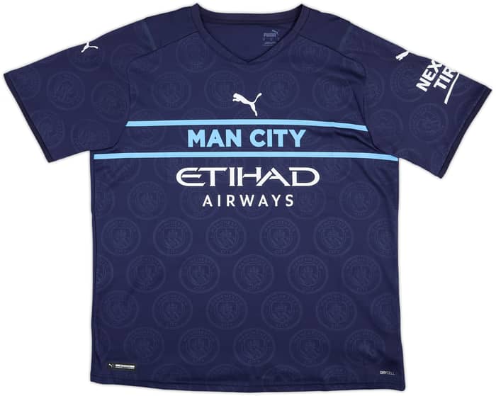 2021-22 Manchester City Third Shirt De Bruyne #17 - 10/10 - (XL)