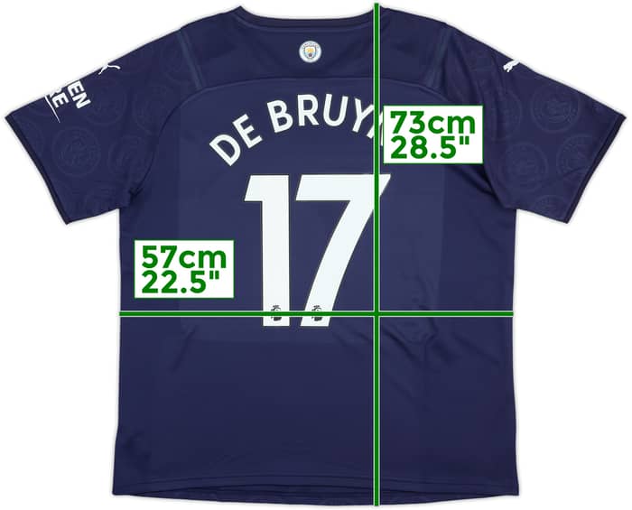 2021-22 Manchester City Third Shirt De Bruyne #17 - 10/10 - (XL)