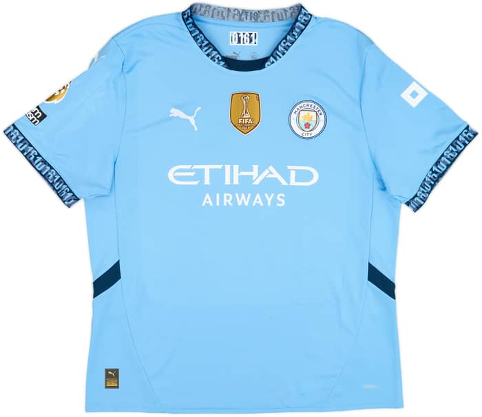 2024-25 Manchester City Home Shirt De Bruyne #17 - 6/10 - (XL)