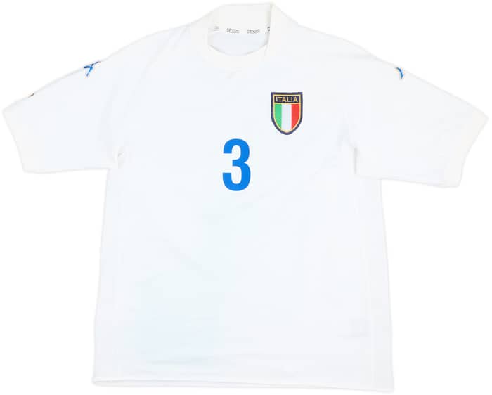 Camiseta de visitante de Italia 2002 Maldini #3 - 8/10 - (L)