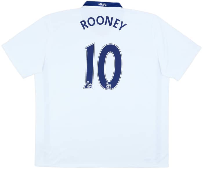 2008-10 Manchester United Away Shirt Rooney #10 - 9/10 - (XXL)