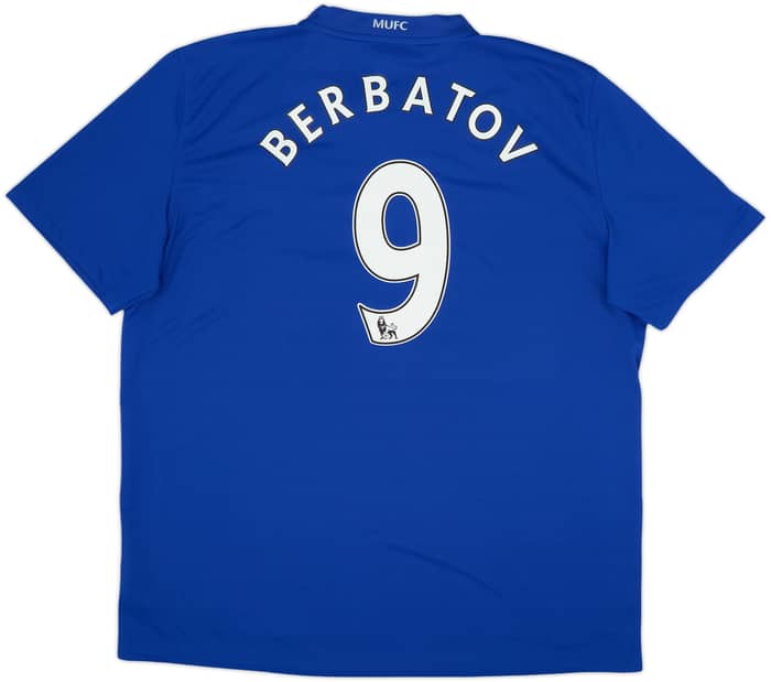 2008-09 Manchester United Third Shirt Berbatov #9 - 9/10 - (XXL)