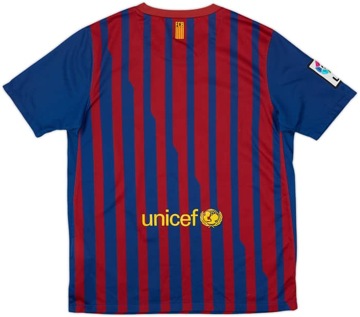 2011-12 Barcelona Home Shirt - 8/10 - (L.Boys)