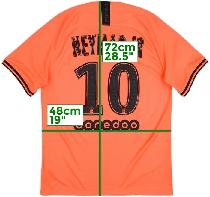 2019-20 Paris Saint-Germain Camiseta Visitante Neymar Jr #10 - 10/10 - (M)