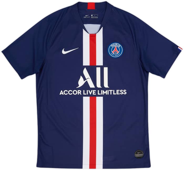 2019-20 Paris Saint-Germain Home Shirt Mbappe #7 - 10/10 - (M)