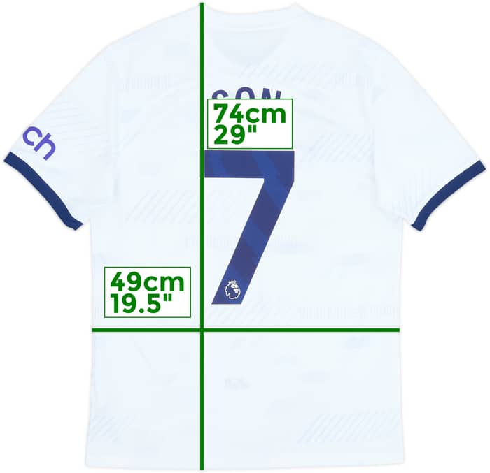 2023-24 Tottenham Home Shirt Son #7 - 10/10 - (M)