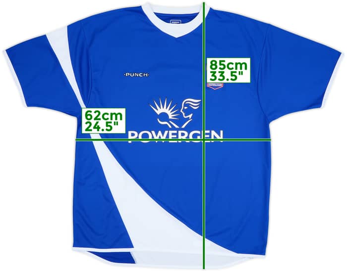 2005-07 Ipswich Signed Home Shirt #7 - 6/10 - (XXL)