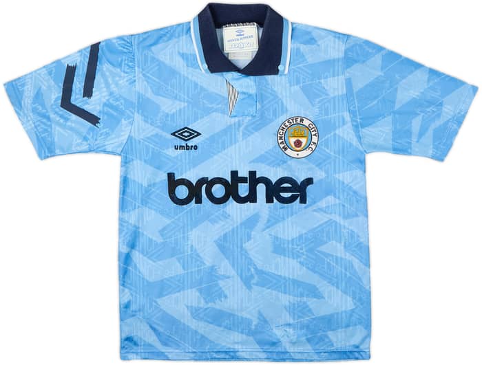 Camiseta de local del Manchester City 1991-93 - 4/10 - (L. Niños)