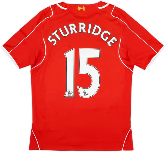 2014-15 Liverpool Home Shirt Sturridge #15 - 9/10 - (S)