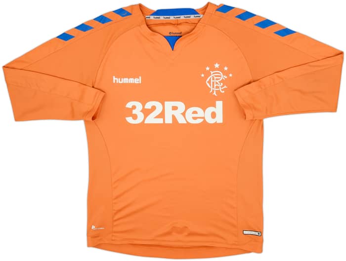 2018-19 Rangers Third L/S Shirt - 6/10 - (M)
