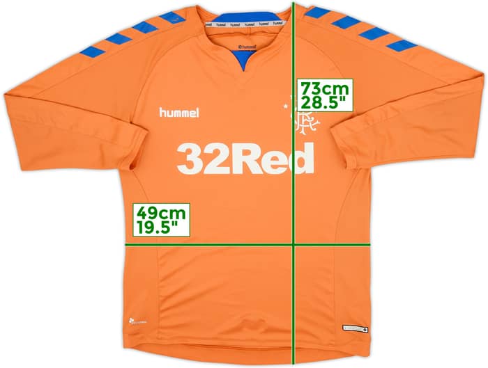 2018-19 Rangers Third L/S Shirt - 6/10 - (M)