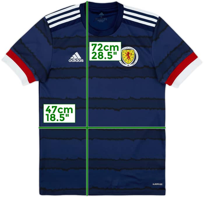 2020-22 Scotland Home Shirt - 7/10 - (S)