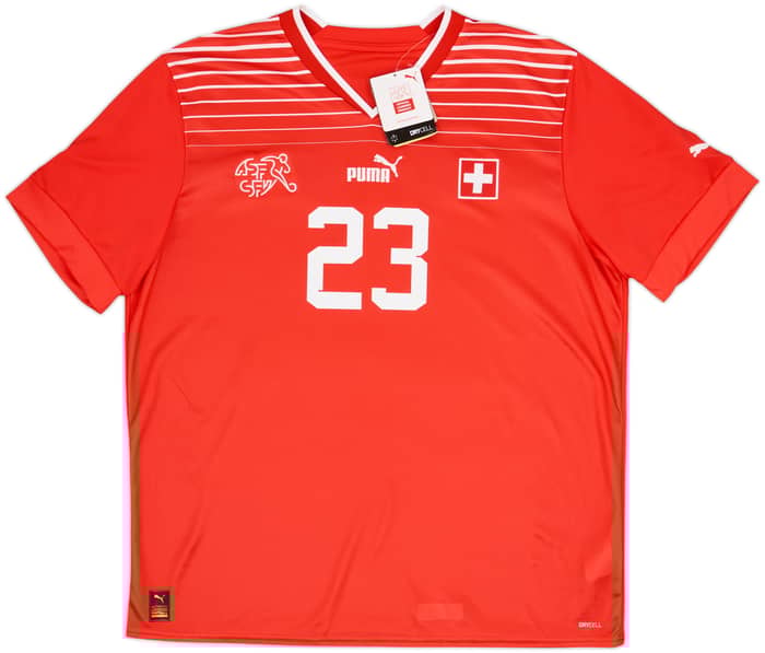 2022-23 Switzerland Home Shirt Lehmann #23 (Men's XL)